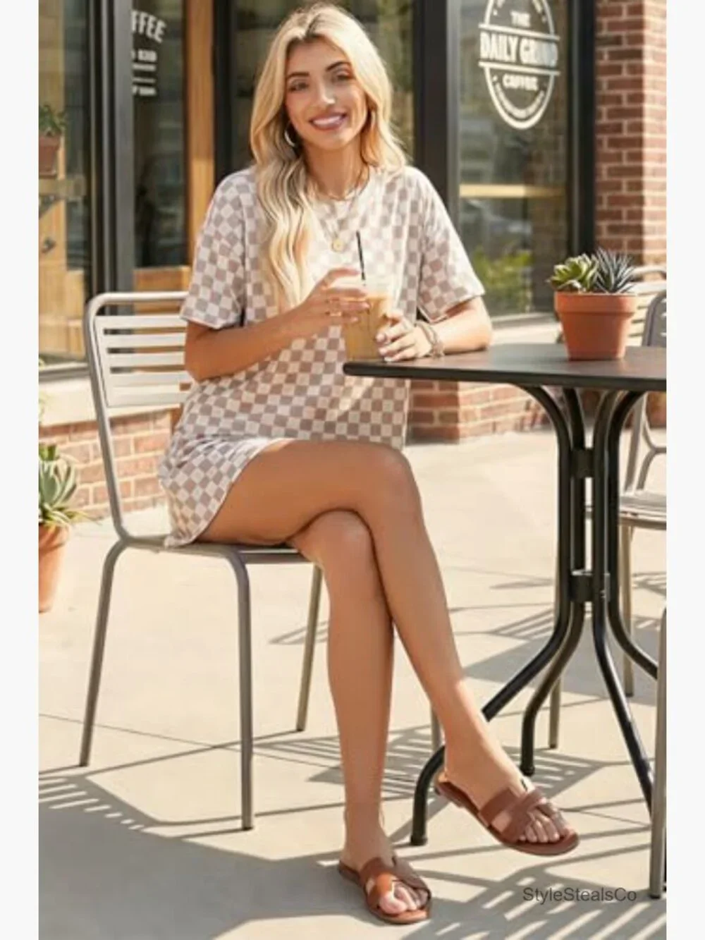 Casual Short Sleeve T-Shirt and High Waist Skort Matching Lounge Set